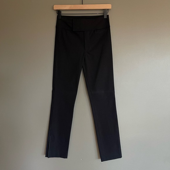 ISABEL MARANT Ovida Trouser Black Sz 2 Dress Pant Classic High Rise Straight Leg - Picture 7 of 16